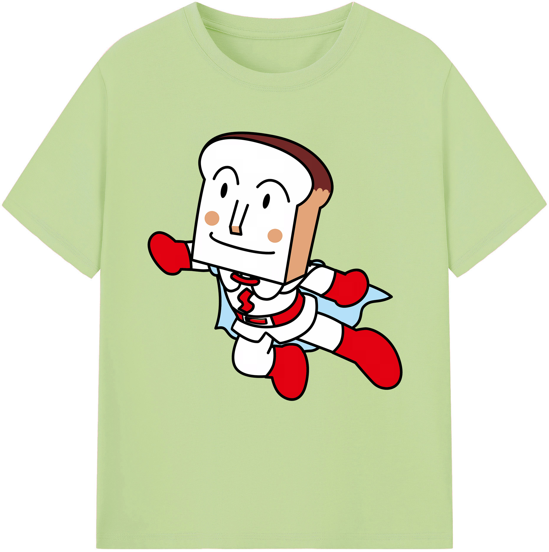 （画像用） アンパンマン Anpanman 綿100％半袖Tシャツ（フロントプリント）
